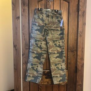 Free people camo jeans